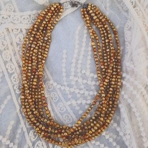 Silpada 8 strands of copper pearls nevklace